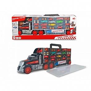Грузовик Carry Case, 62 см, 7 машинок die-cast (Dickie Toys, 3749023)